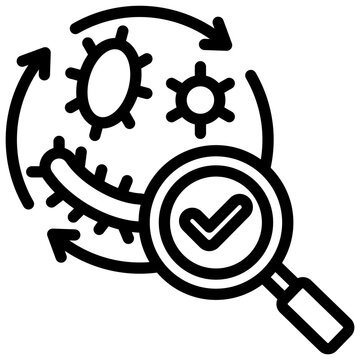 Infection Control Management Outline Icon