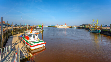 Neuharlingersiel, North-Sea, Rescue Boat