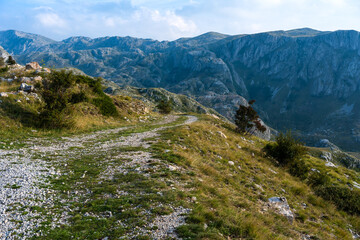 Fototapeta na wymiar a trip through Montenegro
