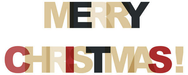 Merry Christmas design slogan