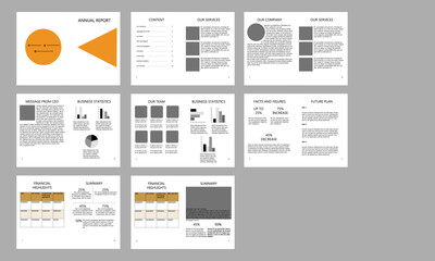 simple annual report design