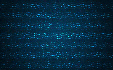 Halftone modern template. Blue dotted light texture background