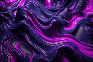Purple Abstract Waves