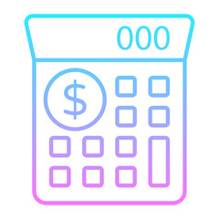 Accounting Gradient Icon