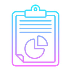 Business Plan Gradient Icon