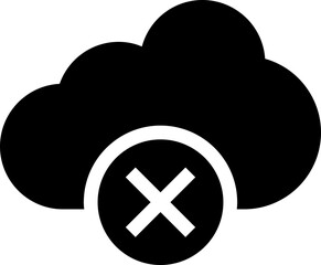 cloud blocked icon