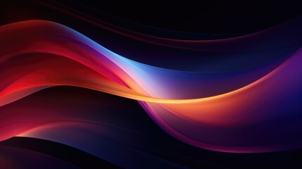 Abstract gradient background with red, purple, blue, yellow colors waves