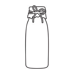 milk bottle illustration