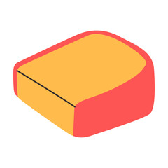 edam cheese illustration