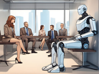 Empowered Connections: Businesspeople and Artificial Intelligence in Job Interview. generative AI