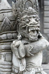 Fototapeta na wymiar Statue in a Balinese temple or shrine 1