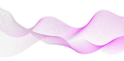 Abstract pink futuristic blend waves lines and technology background. Modern blue flowing wave lines and glowing moving lines. Futuristic technology and sound wave lines background.