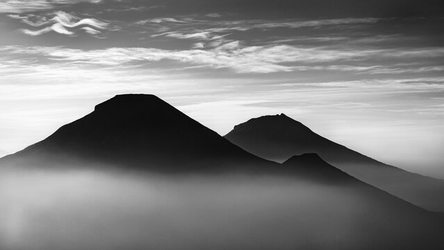 mountain landscape with clouds

Taken from Mountain Bismo peak at Central Java, Dieng - Indonesia