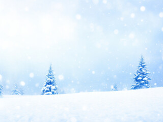 Heavy snowflakes backdrop. Snowstorm speck ice particles. Snowfall sky white teal blue wallpaper.