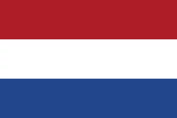 Fotobehang Flag of Netherlands © Mahdi Langari