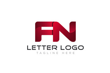 FN Latter fn logo icon