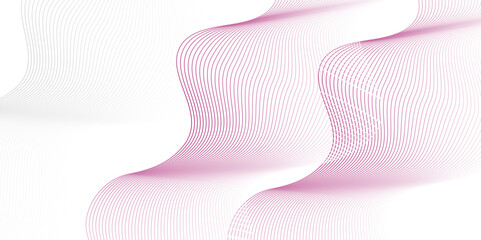 Abstract pink futuristic blend waves lines and technology background. Modern blue flowing wave lines and glowing moving lines. Futuristic technology and sound wave lines background.