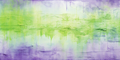 Obraz premium Green lime lemon yellow lilac orchid Rough grain noise grungy abstract background