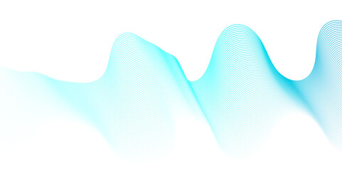 Abstract blue futuristic blend waves lines and technology background. Modern blue flowing wave lines and glowing moving lines. Futuristic technology and sound wave lines background.
