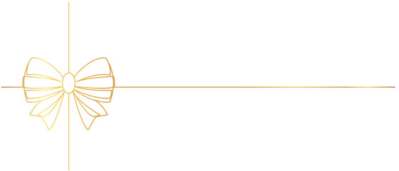  Christmas vector bow ribbon line art style eps 10