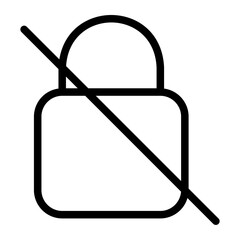 slash line icon