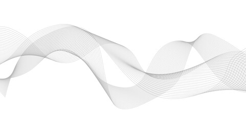 Abstract White and black wavy lines and geometric design and modern grid background . Geometric design used for parallel lines pattern and Digital landscape for presentations. background	
