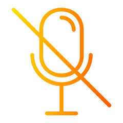 Obraz premium slash gradient icon