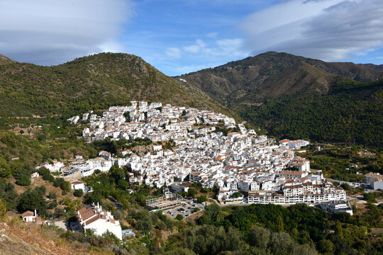town of Ojén in Andalucia north of Marbella