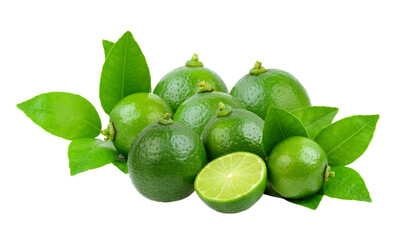 freah lime on transparent png
