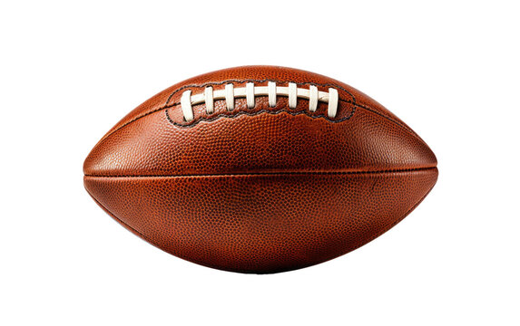 Rugby Match Ball Isolated on a Transparent Background PNG