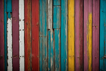 old wooden fence background, and the integrity of the surface and color tones in a vintage style