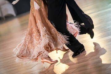 couple dancing standard dance