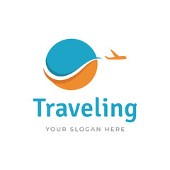 Summer travel agency holiday airlines creative logo design.logo for business, airline ticket agents, holidays and companies.