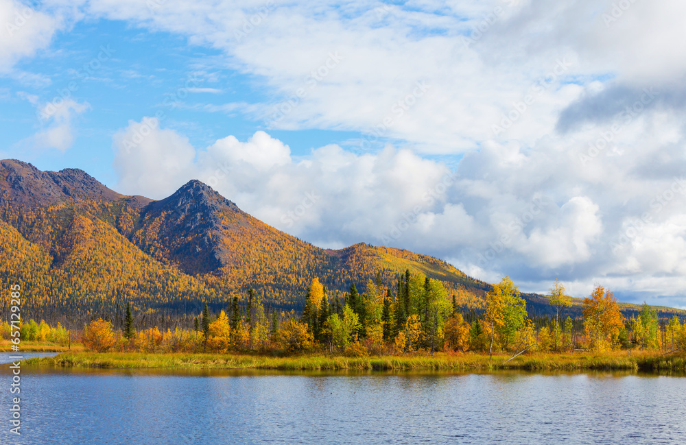 Poster Autumn lake