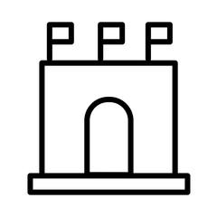 Arena Stadium Sport Outline Icon