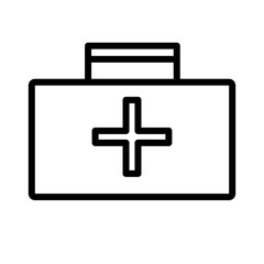Aid Bag First Outline Icon