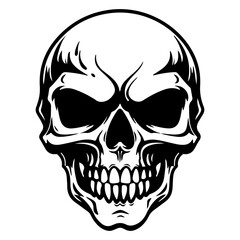 human skull, Danger skull