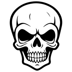 human skull, Danger skull