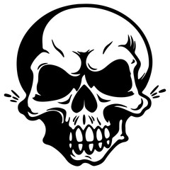 human skull, Danger skull
