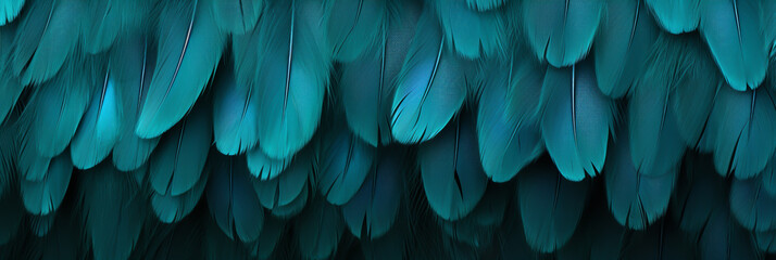 Obraz premium BEAUTIFUL, BRIGHT, GRACEFUL BACKGROUND OF COLORFUL BIRD PLUMES FOR YOUR DESIGN, legal AI