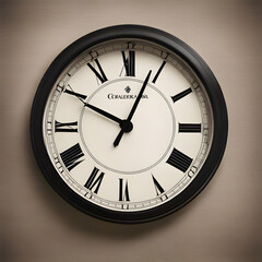clock on wall