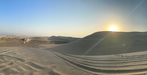 Bild in der Wüste von Katar