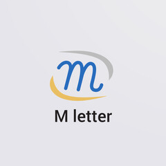 Icone Lettre M pour Design Logos, Symbole, Illustration Pictogramme Monogramme pour Business, Variations Alphabet Isolé Silhouette