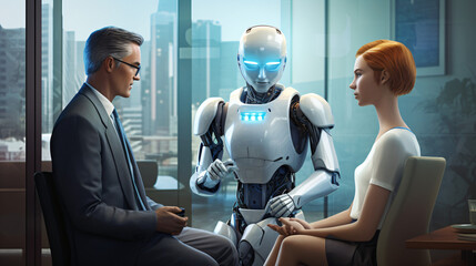 AI for the Heart: Robotic Relationship Counselor - made with Midjourney AI