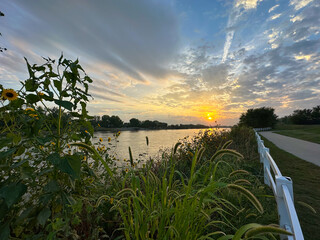 Sunset Trail by the River