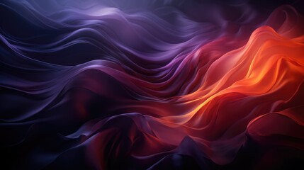 Fototapeta premium Abstract art wallpaper wave in blue pink purple orange and white colors modern and futuristic feel