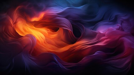 Obraz premium Abstract art wallpaper wave in blue pink purple orange and white colors modern and futuristic feel