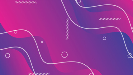 Purple and red gradient dynamic fluid shapes abstract background