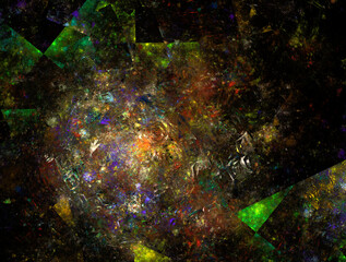 Imaginatory fractal abstract background Image