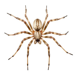  Recluse spider on white background